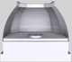 Vent-A-Hood® Designer Series 36" White Wall Mounted Range Hood-4