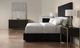 Caracole® Meet U In the Middle Black King Upholstered Panel Bed-2