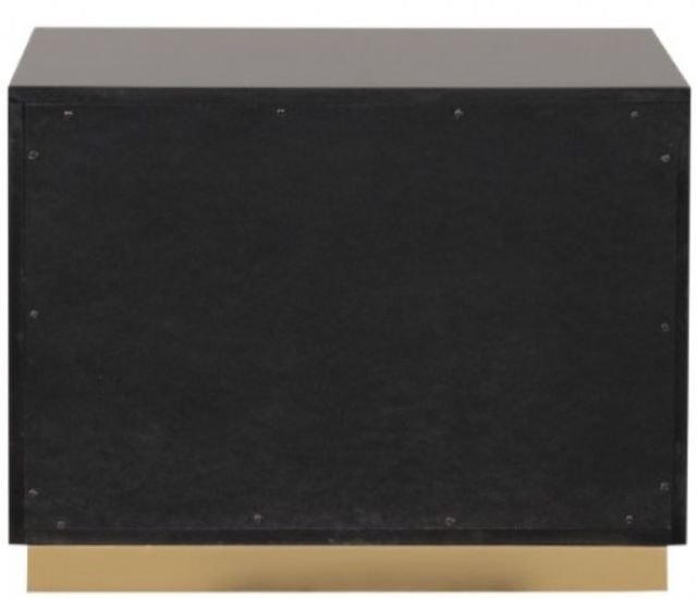 Furniture of America® Goldsberg Black/Gold Nightstand-3