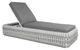 CabanaCoast® Customizable Trellis Aluminum/Natural Fiber Outdoor Chaise Lounge-4