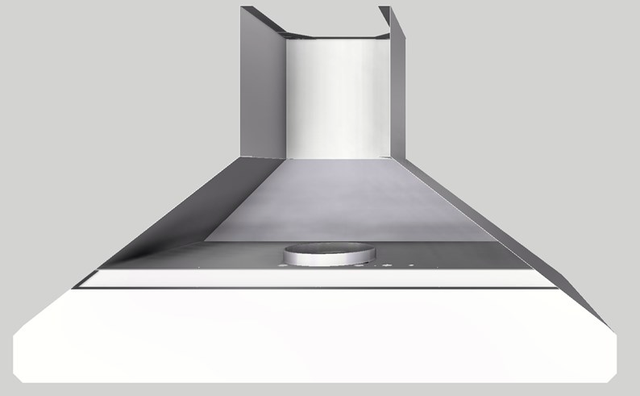 Vent-A-Hood® 48" White Wall Hood-3
