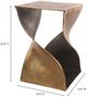 Moe's Home Collection Twist Brass Accent Table-4