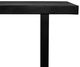 Moe’s Home Collection Jedrik Black Concrete Outdoor Dining Table with Metal Legs-3