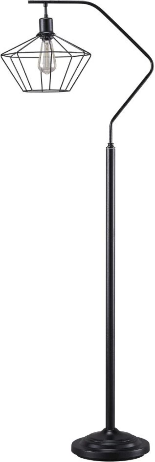 Signature Design by Ashley® Makeika Black Metal Floor Lamp-0