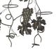 A & B Home Gunmetal Hanging Wine Rack-1