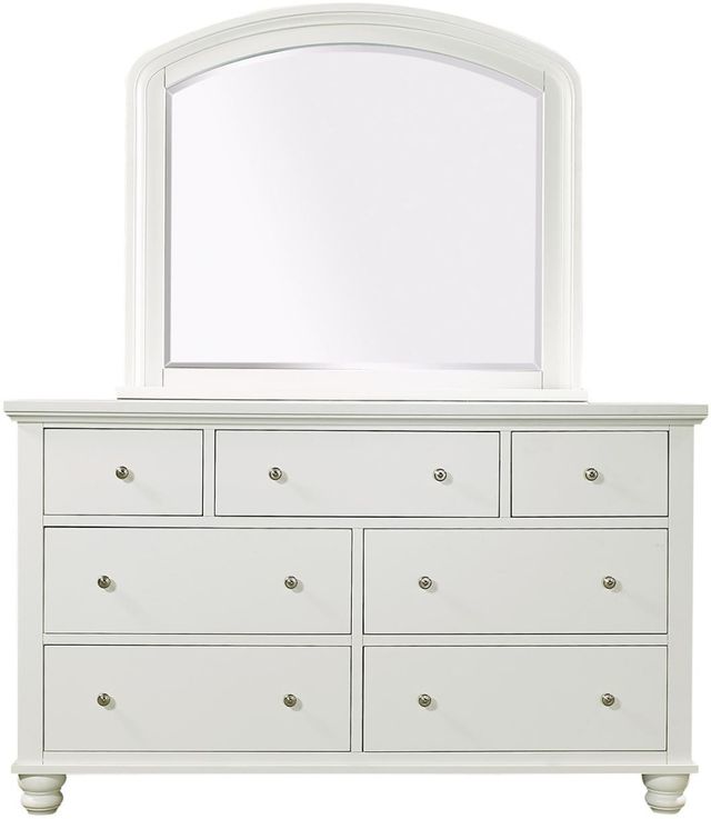 Aspenhome® Cambridge White Double Dresser Mirror-1