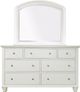 Aspenhome® Cambridge White Double Dresser Mirror-1