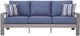 Signature Design by Ashley® Dillon Beach Blue/Gray Aluminum Outdoor Sofa-2