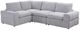 Primo International™ Momento Light Gray 4-Piece Modular Sofa-0