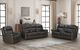 BarcaLounger® Leon Matteo-Smokey-Gray Power Reclining Sofa-1