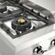 Ilve Nostalgie II 48” Stainless Steel Gas Rangetop with 8 Burners, Griddle and Chrome Trim-4