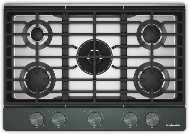 KitchenAid® 30"Juniper Gas Cooktop with 5 Burners and Integrated Wok Grate-0
