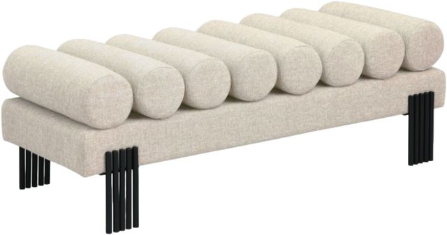 Meridian Furniture Akeela Beige Bench-0