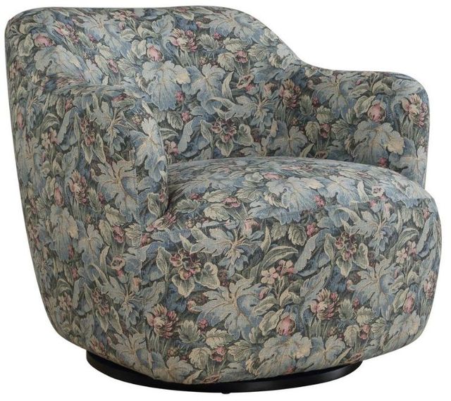 Uttermost® Ansel Blue/Blush/Sage Swivel Chair-0