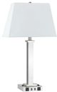 Cal® Lighting & Accessories Brushed Steel Desk Lamp-0