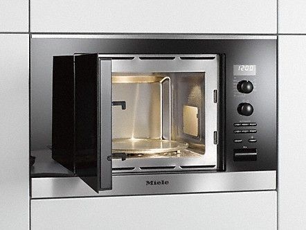 Miele PureLine Series Built In Microwave Oven-Clean Touch Steel-3