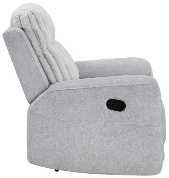 Homelegance® Benton Light Gray Manual Recliner-3