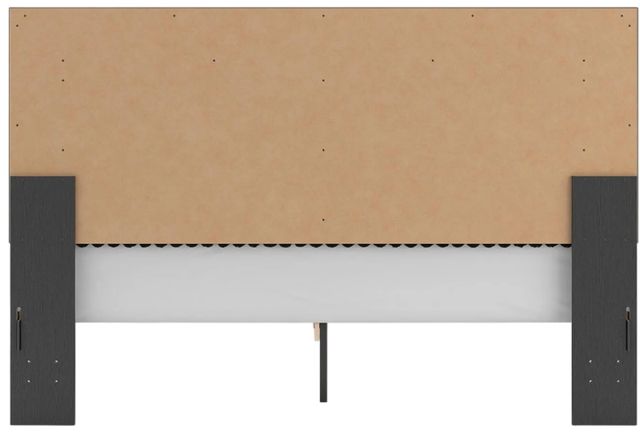 Signature Design by Ashley® Birmonton Black King Upholstered Platform Bed-3