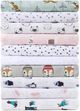 Olliix by Intelligent Design Seafoam Foxes Twin XL Cozy Soft Cotton Novelty Print Flannel Sheet Set-4