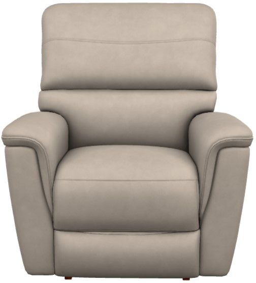 La-Z-Boy® Ava Ivory Leather Power Rocking Recliner with Headrest and Lumbar-1