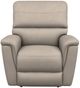 La-Z-Boy® Ava Ivory Leather Power Rocking Recliner with Headrest and Lumbar-1
