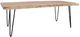 Jofran Inc. Nature's Edge Natural Coffee Table with Black Base-0