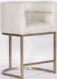 Vanguard® Furniture Vanguard Index Porcelain/Satin Brass Counter Stool-0
