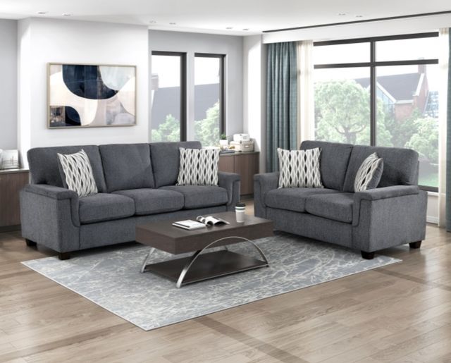 Homelegance® Chelsea Dark Gray Sofa-1