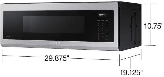 Samsung 1.1 Cu. Ft. Fingerprint Resistant Stainless Steel Over The Range Microwave-2