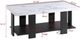 Crown Mark Ashton 3-Piece White Occasional Table Set with Black Base-2
