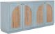 International Furniture Direct Arcadia Blue/Brown Console-0