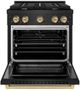 ZLINE Autograph Edition 30" Black Stainless Steel Pro Style Gas Range-1