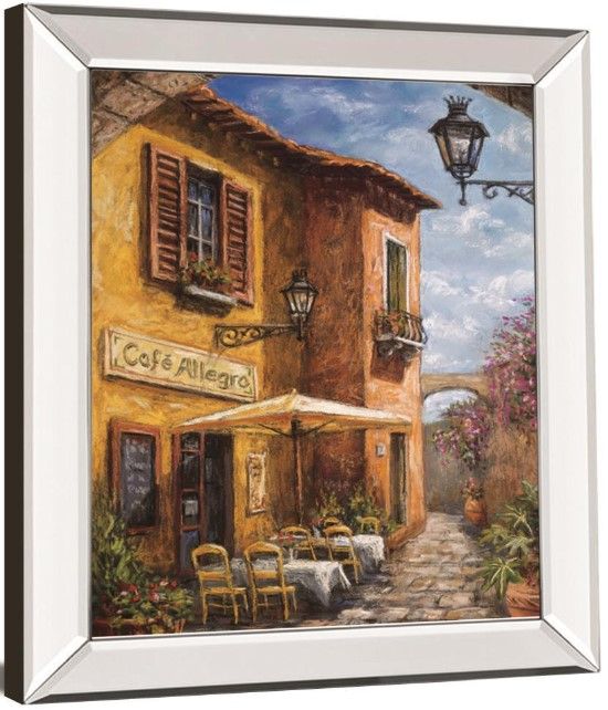 Classy Living Surridge, M Courtyard Cafã Wall Art-1