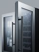 Summit® 5.8 Cu. Ft. Stainless Steel Wine Cooler-2