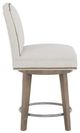 Fairfield® Customizable Entree Dining Empire Short Back Swivel Counter Stool-2