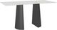 Amisco Customizable Gemma 84" Rectangular Bar Height Pub Table with 0.5" Italian Porcelain on Glass Top-0