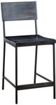 Olliix by INK+IVY Black Tacoma 24" Counter Stool-0