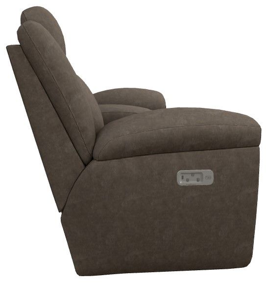 La-Z-Boy® Joel Mink Power Reclining Loveseat with Console, Headrest, and Lumbar-2