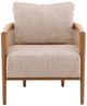 Dovetail Furniture Odile Field Fawn/Natural Occasional Chair-1