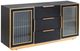 Stylecraft Ebony and Gold Cabinet-0
