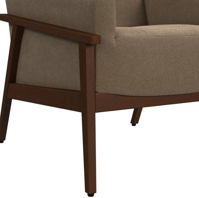 Elements International Ava Cherry/Langley Cocoa Chair-4