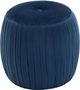 TOV Furniture Sommer Navy Velvet Ottoman-1