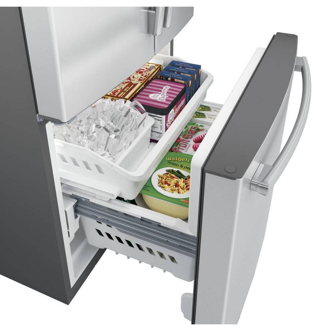 GE® Series 24.8 Cu. Ft. Stainless Steel French Door Refrigerator-3