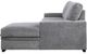 Homelegance® Morelia 2-Piece Gray Right Arm Facing Sectional with Pull-out Bed and Hidden Storage -4