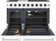 Thor Kitchen L Series 48" Matte White Pro Style Gas Range-1