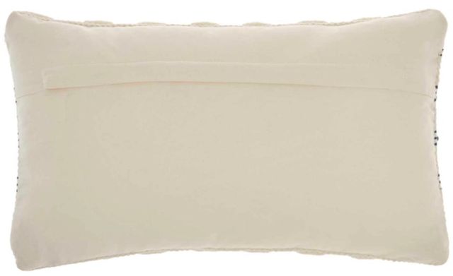 Nourison Home™ Lifestyle Navy Woven Lines And Dots Throw Pillow-1