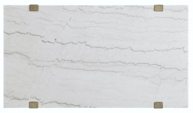 Steve Silver Co. Perth White Cocktail Table with Sand Base-3