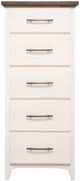 Mako Wood Furniture Sophia Beige/Brown 23" Chest-0
