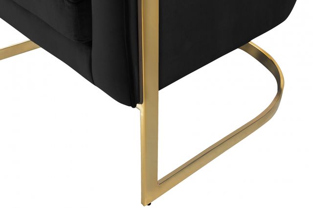 Meridian Furniture Carter Black Velvet Chair-3
