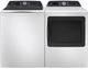 GE Profile™ White Top Load Washer & Electric Dryer Laundry Pair-0